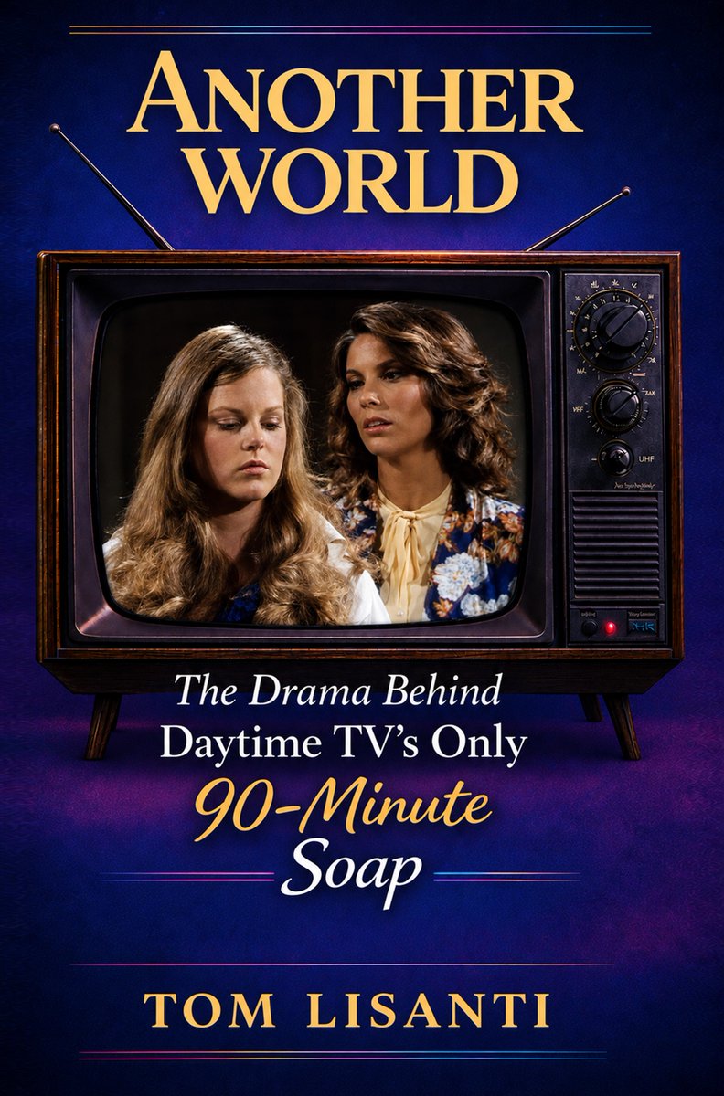 tomlis's tweet photo. Happy to announce that my new book, Another World: The Drama Behind Daytime TV's Only 90-Minute Soap, has been released. @SoapDigest @soapcentral @SoapOperaNewss @Soap_Hub @WeLoveSoapsTV @soapsdotcom https://t.co/8pEuq7eBHV #anotherworld https://t.co/wYvvtMz4oe