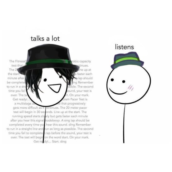 ginjooka's tweet photo. when he starts yapping about music https://t.co/P8XRBymY0u