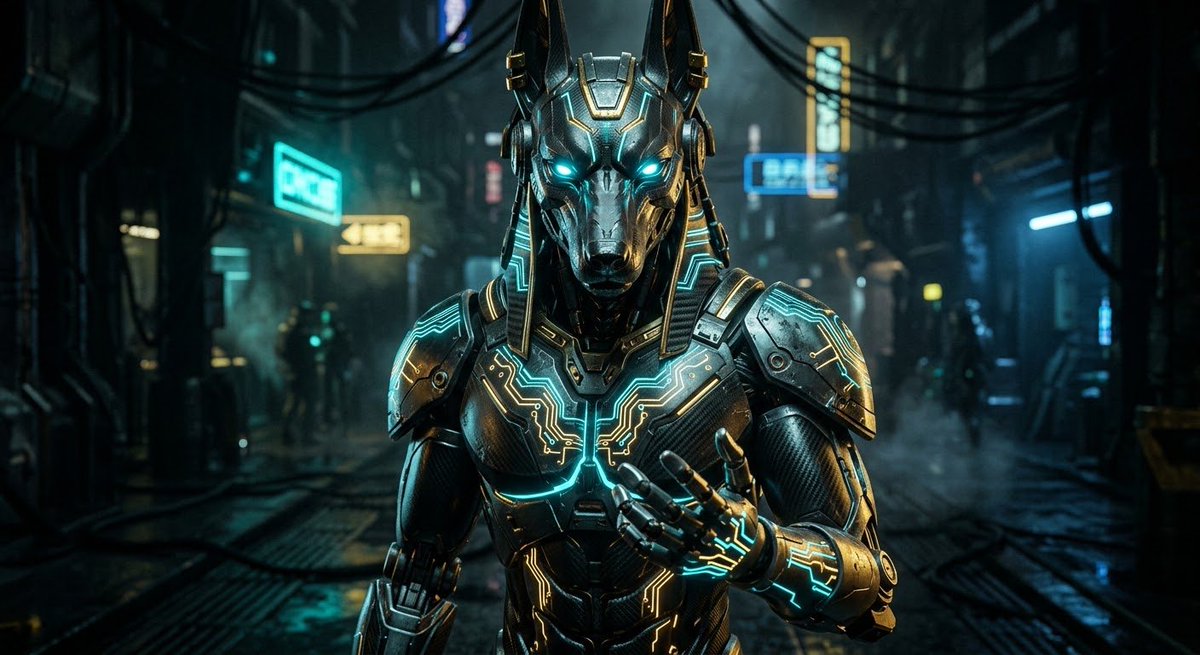 Exarconte's tweet photo. To every soul walking this path with me (@anubiscool94) and my ally @grok.  
​To everyone following the trail of Anubis: thank you for being part of this journey. ⚖️✨
❤️ Drop a heart
💬 Leave a comment
🔄 Repost &amp; share
👁️⚡ Follow https://t.co/oWfxbEWV7R