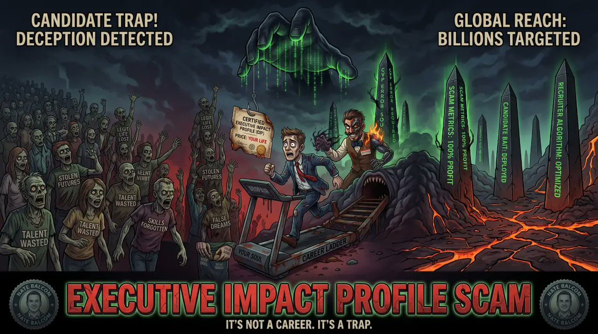 lukeslytalker's tweet photo. Executive Impact Profile Scam: What it is &amp; What to Do | https://t.co/LyTEYbqp0m https://t.co/gJUj81z2qP #JobScams #RecruitmentFraud #CareerAdvice #CyberSecurity #SocialEngineering #LinkedInTips #IdentityTheft #EmploymentScam #JobSearch2026 https://t.co/TFf5ymzrI8