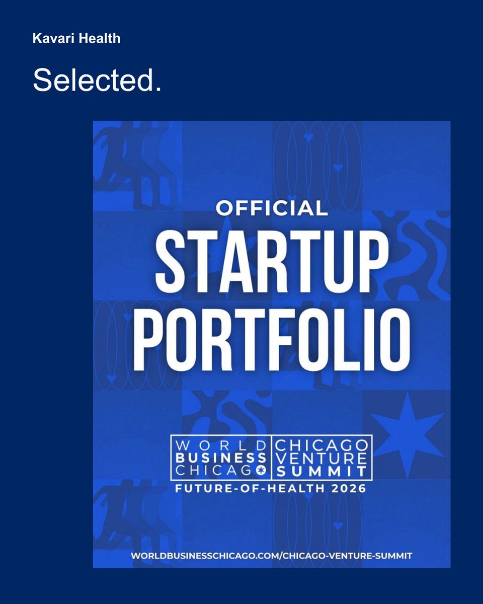 FastsailTech's tweet photo. Big news for Kavari Health. 🚀

The team has been selected for the Chicago Venture Summit’s 2026 Future of Health Startup Portfolio and is now an approved vendor in Rural Care Journey.

They’re building technology that helps healthcare leaders identify staffing risks earlier.. https://t.co/4BngaY7hqR