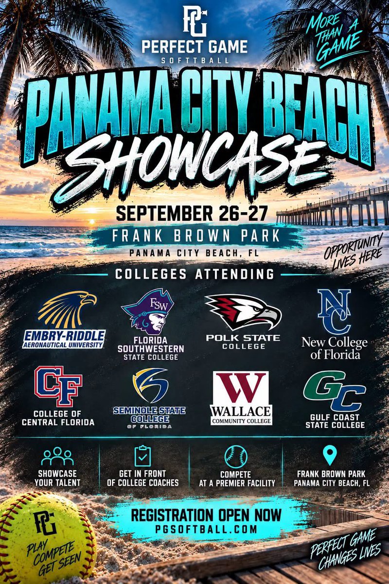 clutch_dennis's tweet photo. Coastline Elite are headed to Panama City Beach this weekend. Here is our tournament schedule. 🥎 https://t.co/uvTqZ54PER