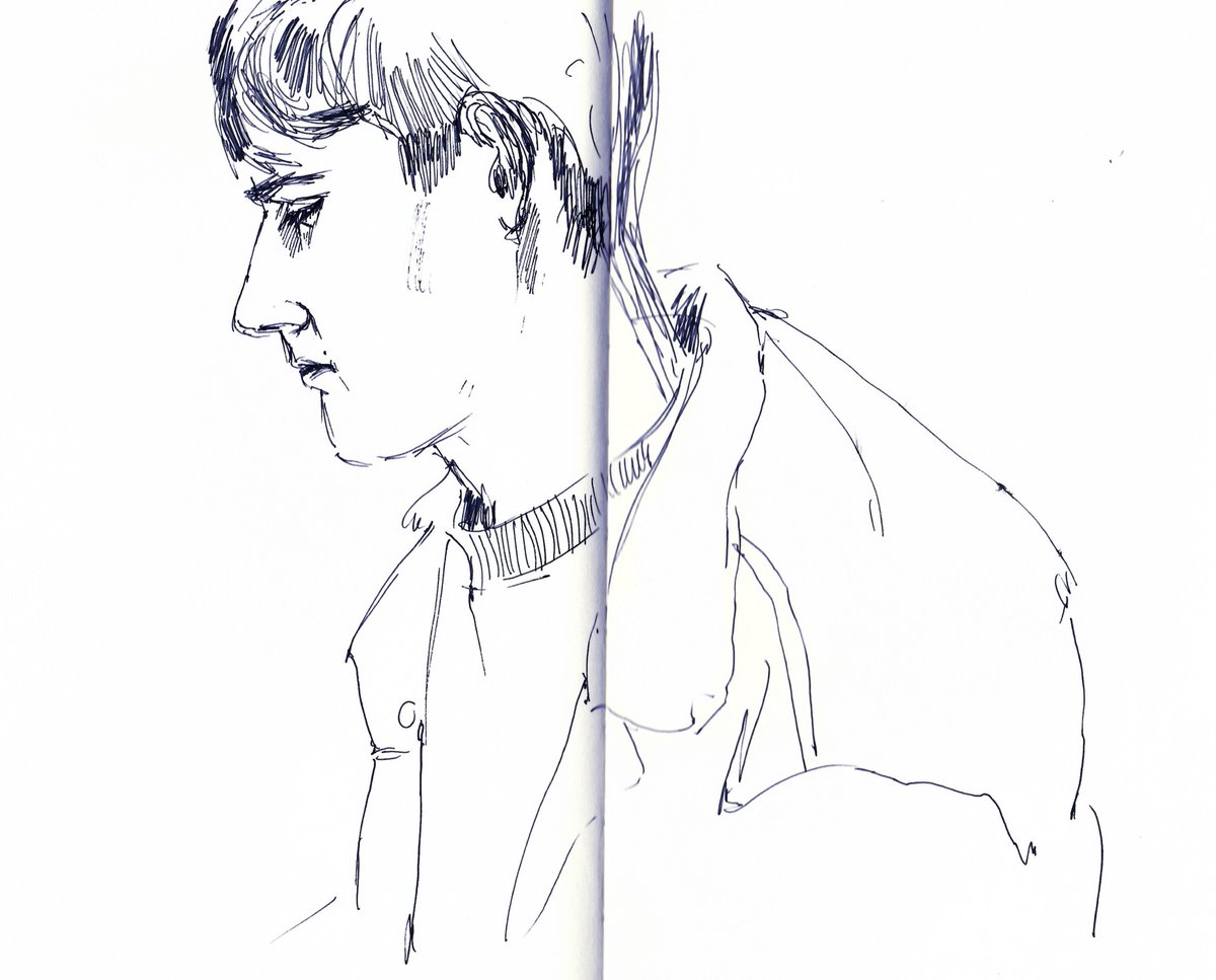 BretMenoni's tweet photo. Quelques pages d’un carnet éclectique qui m’a accompagnée cet été. Après cette parenthèse abstraite, je vais bientôt me consacrer pleinement au portrait, avec notamment Luc Cers, Angelska Torta et Macha Bunzli. https://t.co/ozDc1Mnxnu