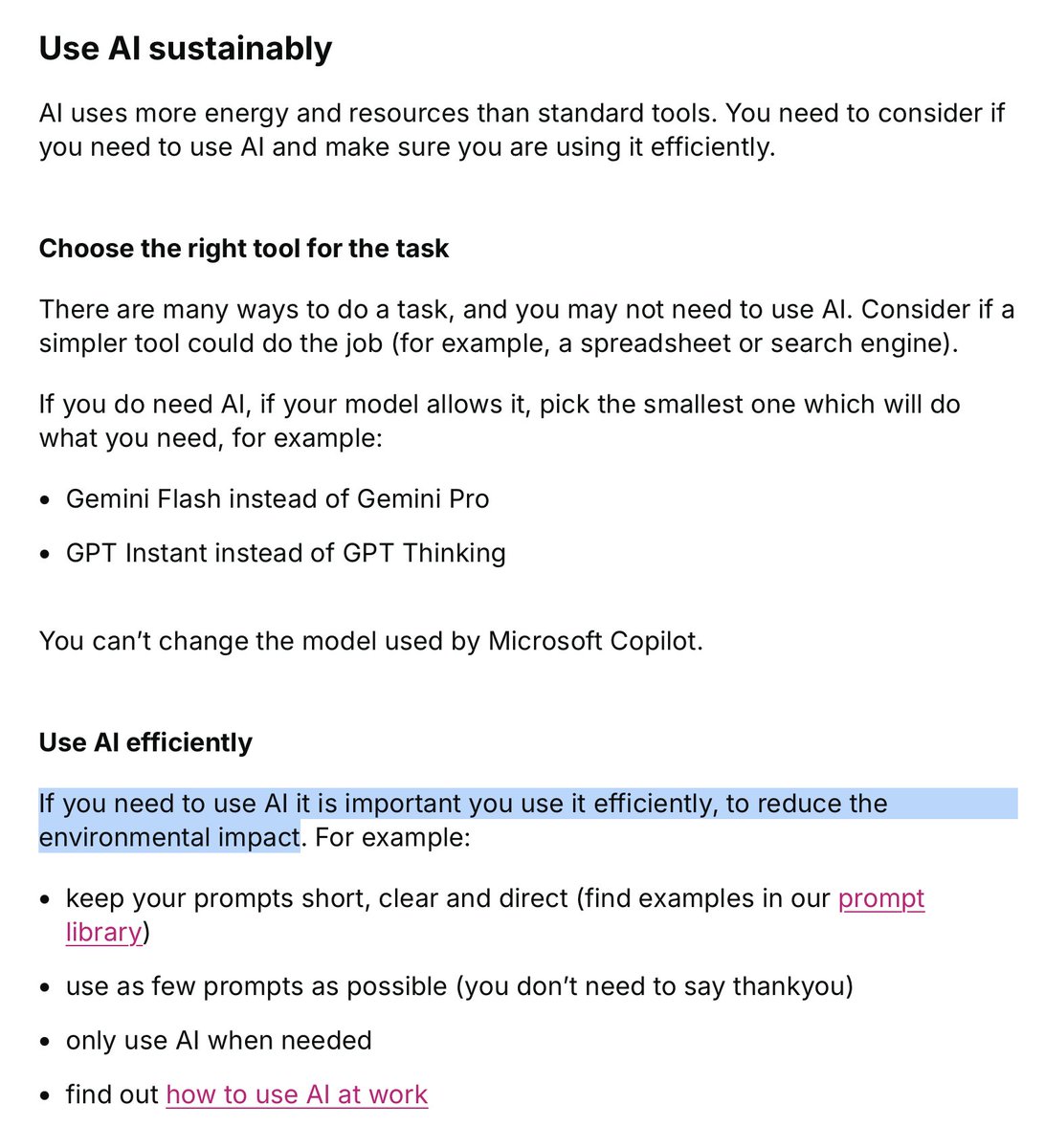 eurofounder's tweet photo. BREAKING: the UK government publishes official rules on how to use AI:

1. Ask first if you really need to use AI

2. Check if a spreadsheet can do the job before using AI

3. Choose the worst model possible so it uses less energy

4. Keep prompts short to reduce the environmental impact

5. In general, use AI only when necessary, as a climate-saving measure

With a mindset like this, we should accept the UK back into the European Union