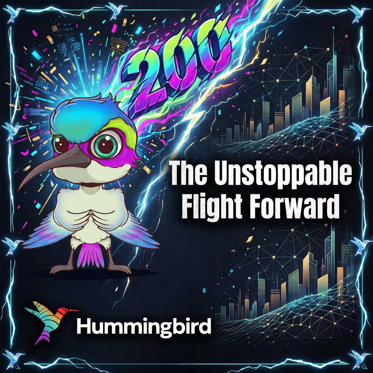 HummingbirdFLY_'s tweet photo. Celebrating 200 campaigns on the platform. 

Rewards can be paid in any @solana or @RobinhoodCrypto token

Projects can offer holder based rewards - no staking required

Check out @playsovereign for our upcoming game https://t.co/PQV786lZgr
