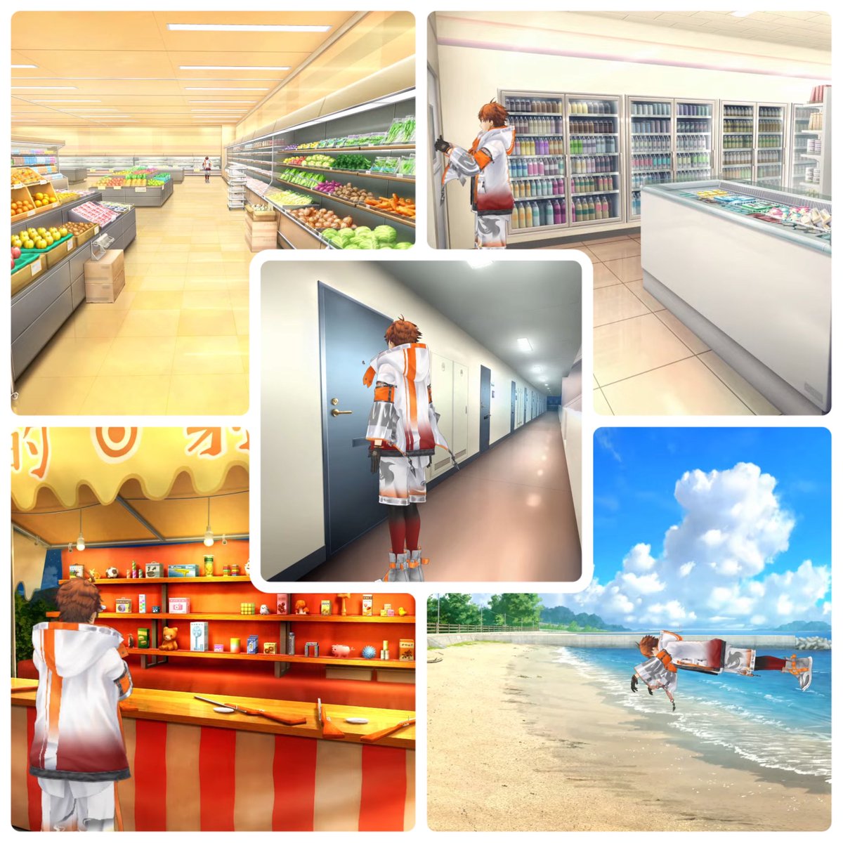 txtvm3's tweet photo. 最後のスクショタイムがまじでカオス🤣🤣
1.まだ夏を感じてけ海で泳いでる北見遊征
2.夏祭りデート射的してる北見遊征
3.スーパーで見かけるいい距離感の北見遊征
4.コンビニでトイレ借りようとしたけど貸出がなかった時の北見遊征
5.鍵がケツポケットから落ちて家に入れない北見遊征 https://t.co/yqlpoSzAaX