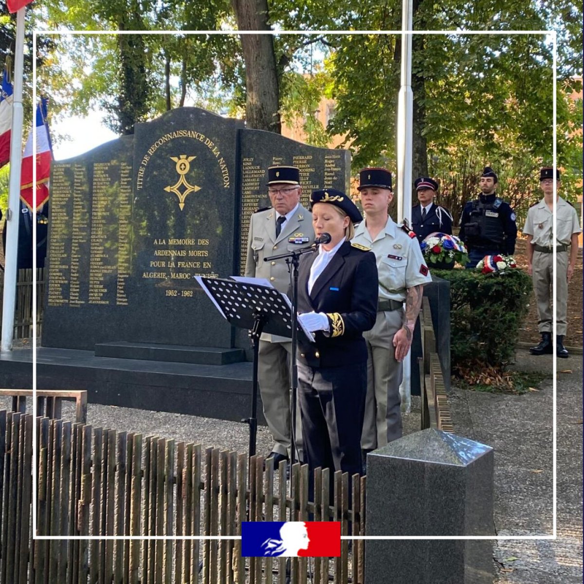 Image de Préfet des Ardennes - #Céremonie d'hommage aux Harkis et autres membres des formations supplétives.
Ce vendredi 25 septemb