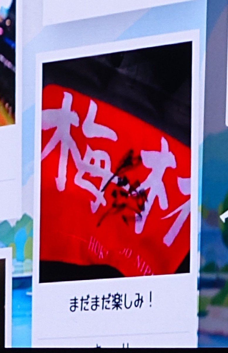 qluwa's tweet photo. 昨日までのエスコン通いで疲労困憊となり、今日は油断すると意識が飛ぶのを必死に堪えて仕事した。月曜怖い。

昨日は帰宅して「もっと応援の力を上げねばならなかったのにワシと来たら…」としょんぼり気分に。
しかしながら、ホーム最終戦後のビジョンに梅林タオルとクマを映して帰宅できたのでヨシ https://t.co/9Xad8lmhBu