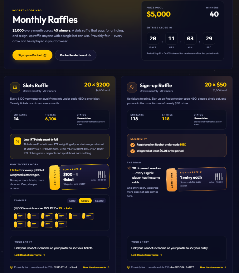 RoobetMoneycom's tweet photo. Our raffle ends in 20 days let's celebrate with a $50 giveaway

🎁$50 GIVEAWAY🎁

Like + Retweet + Follow

Ending in 24hrs GL 😼 https://t.co/LKr7jgFM61