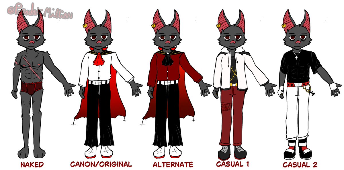ParadoxMillion's tweet photo. Improved outfits lineup since Nox's redesign has a different body type. https://t.co/YgKYpkYDl6
