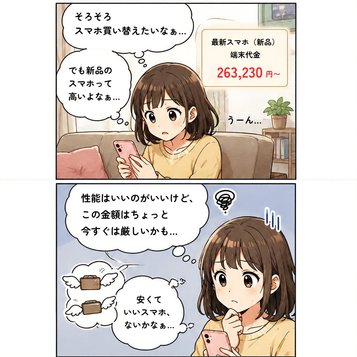 docomo_ipv's tweet photo. 「最近のスマホは高い！」と思ったら！✨

＼ドコモ認定の中古スマホ／

ぜひ店頭で価格や本体の状態を見に来てください📱 https://t.co/KYWClfAp8t