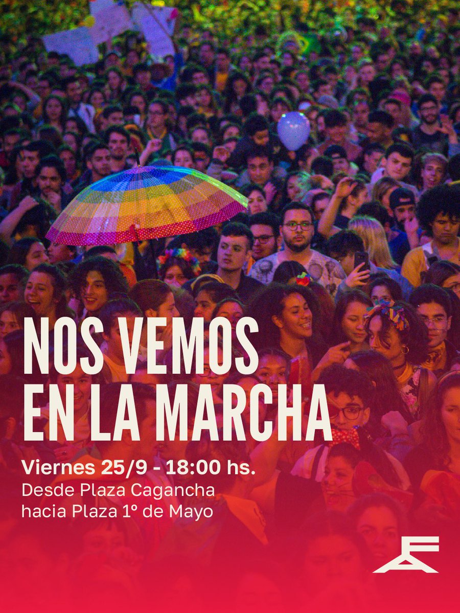 Frente_Amplio's tweet photo. 🏳️‍🌈 Hoy nos encontramos en la Marcha de la Diversidad

Por lo conquistado, por lo que falta y porque los derechos se celebran, se defienden y se siguen construyendo 🌈✊ https://t.co/NS5bmQ6muw
