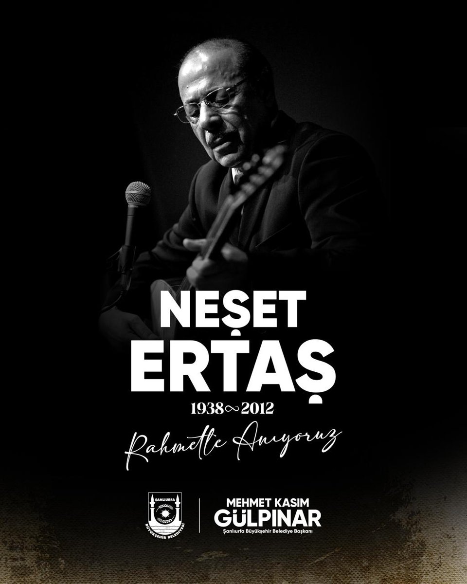 sanliurfabld's tweet photo. 🎶 “Bozkırın Tezenesi” Neşet Ertaş’ı, aramızdan ayrılışının yıl dönümünde sevgi, saygı ve rahmetle anıyoruz.

Türküleriyle gönüllere dokunan, Anadolu’nun hüznünü, sevincini ve sevdasını sazının tellerine işleyen büyük usta…

Sesi sustu belki ama türküleri hâlâ bu topraklarda yankılanıyor.

Ruhu şad, mekânı cennet olsun.