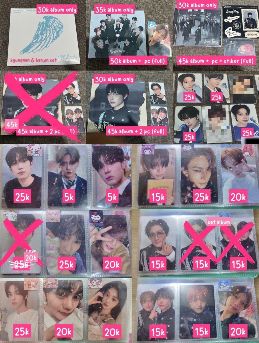 _minjurney's tweet photo. [𝑾𝑻𝑺] 🎀
#ald1sell  #andteam #tws #zb1 #enhypen #wts #photocard

⟡ take my merch! detail harga ada di foto yaa 
⟡ Bole nego yapp kalo masih kemahalan (tenang freebies nya bejibun ^⁠^

📦 aku (saat ini) kirim lewat J&amp;T yapp
💌 𝙳𝙼 𝚒𝚜 𝚘𝚙𝚎𝚗 𝚏𝚘𝚛 𝚌𝚕𝚊𝚒𝚖/𝚊𝚜𝚔 🩵🩷 https://t.co/3R60qHM4Vj