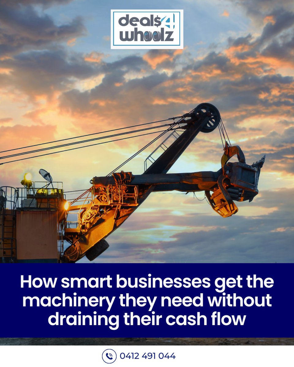 LilianaPinrt's tweet photo. Cash flow is everything in business. Smart operators know buying machinery upfront isn’t always best. Finance options can get you the equipment you need while keeping cash flow healthy. DM us to learn how it works for your business. https://t.co/LW8kVcpMhL