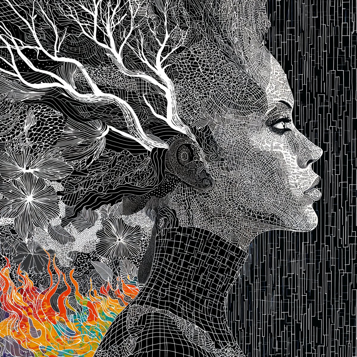 NftSunage's tweet photo. gm 🖤🖤 Happy FriYaY! let's make the most ouf of it! 🥰

Threshold ❤️‍🔥
She did not survive the fire. She became the person waiting on the other side of it.

Collection: SUN Monochrome Whispers @xrpcafe 🔗👇 https://t.co/QRrsGql8fX