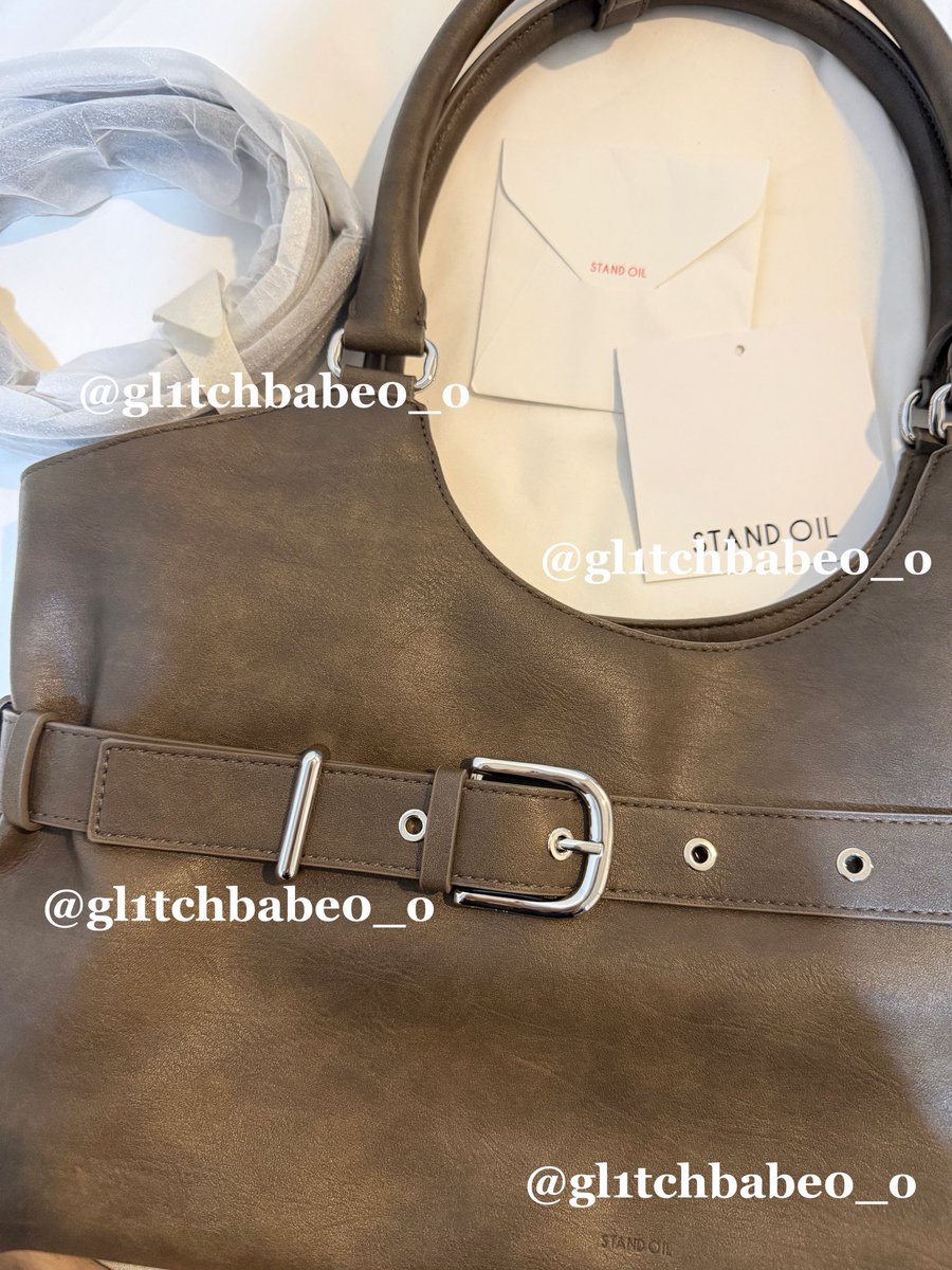gl1tchbabe0_o's tweet photo. [STAND OIL] Lene Bag / Brown

ถุงครบ ไม่มีตำหนิ ใช้ไป 2 ครั้ง
price : 1900 รวมส่ง

สนใจ/สอบถามเพิ่มเติม dm ได้เลยค่า

#ส่งต่อกระเป๋า #standoil #ส่งต่อstandoil https://t.co/5etVRsoOwf