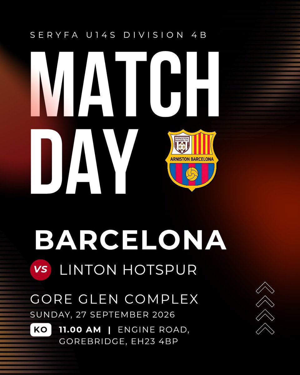 ARYFC13s's tweet photo. Only 1 game for our 13s this weekend as Barcelona welcome Linton Hotspur in the league https://t.co/LEMmu6A4iP