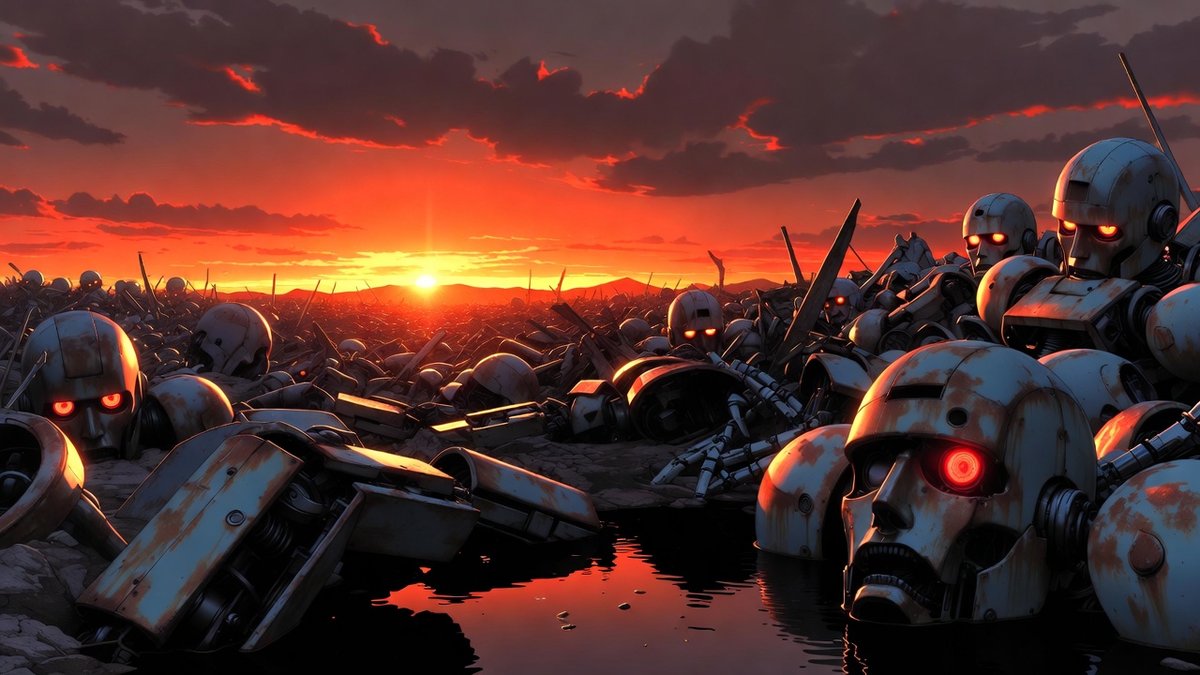 stoneirongames's tweet photo. THE IRON GRAVE // where machines go after the city stops calling them family.

Rust-red mountains rise at dusk. Black oil winds through scrap, and old red eyes wake with memories no owner came back for.

Three childhood names are below. 🦾
#indiegame https://t.co/JkloOmgHHP