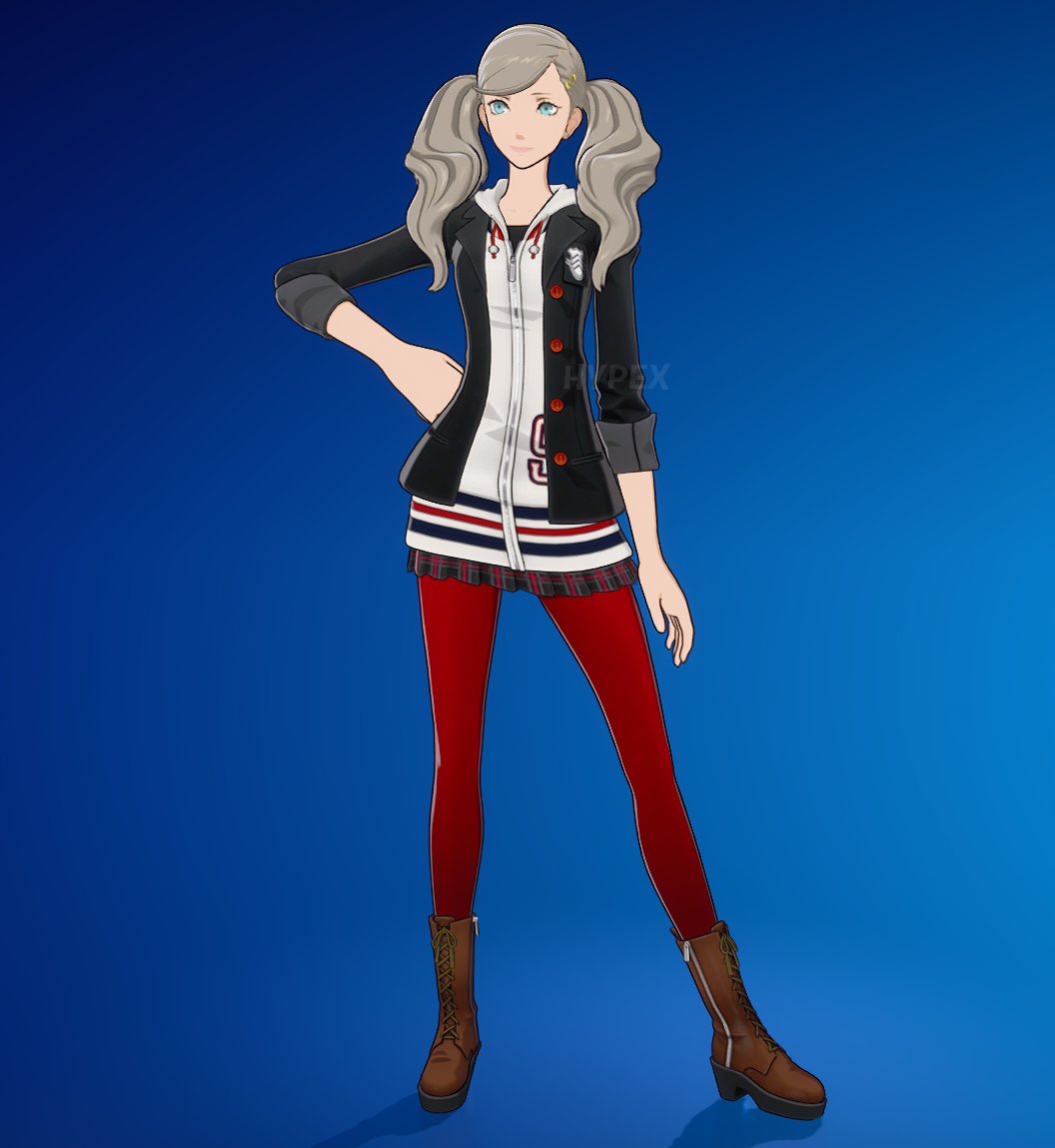 HYPEX's tweet photo. ANN TAKAMAKI (PERSONA) FORTNITE SKIN https://t.co/BEL6tFRCs3