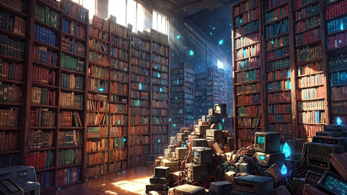 stoneirongames's tweet photo. THE ARCHIVE // where the city keeps what it cannot lose.

Old machines, forbidden films, and damaged memories rest in sepia light as blue hologram books drift through the museum silence.

Three keepers of the past are below. ⏳
#indiegame https://t.co/JFMpjY1G5Q