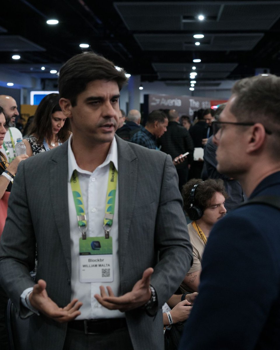 blockchain_rio's tweet photo. BlockBR joined https://t.co/JUxLLbh69n 2026 to discuss the infrastructure behind more accessible, transparent and efficient capital markets. Cássio Krupinsk and William Malta represented the company on stage.

#BlockchainRIO #BlockBR #Tokenization https://t.co/BhgBg9Jf2J