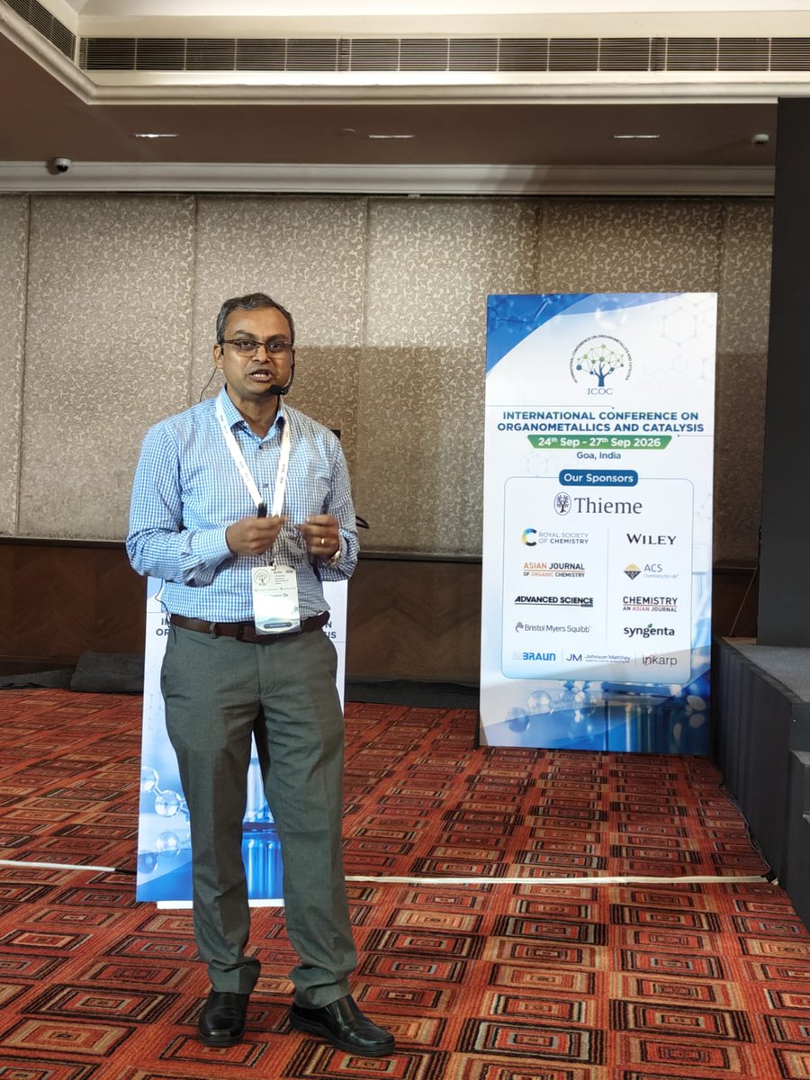 icoc_2026's tweet photo. 🎤 Prof. Mrinmoy De is delivering an engaging Invited Lecture at #ICOCIV2026! ✨ https://t.co/BVzEr9ZbS9