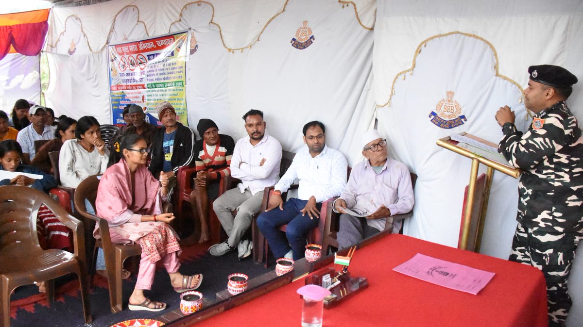 5bnSSB_INDIA's tweet photo. आज दिनांक 25.09.2026 को पंचम वाहिनी स.सी.बल, चम्पावत द्वारा नागरिक कल्याण कार्यक्रम के अंतर्गत वाइब्रेंट ग्राम तारकुली में आयोजित 15 दिवसीय ऐपण प्रशिक्षण कार्यक्रम का सफलतापूर्वक समापन किया गया।
@SSB_INDIA @DoBM_GoI
#VibrantVillages #CivicActionProgramme #ssb https://t.co/InU5RU6du9