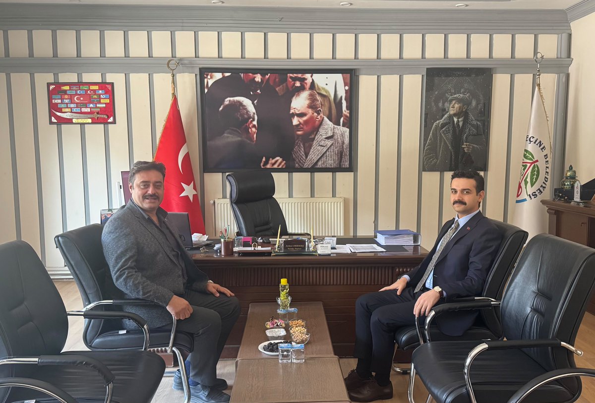 tcsultandagi's tweet photo. Kaymakamımız Muhammet ÇINARKA, Dereçine Belde Belediye Başkanı Aykut OKUMUŞ’u ziyaret etti. https://t.co/sLXDixQDAJ