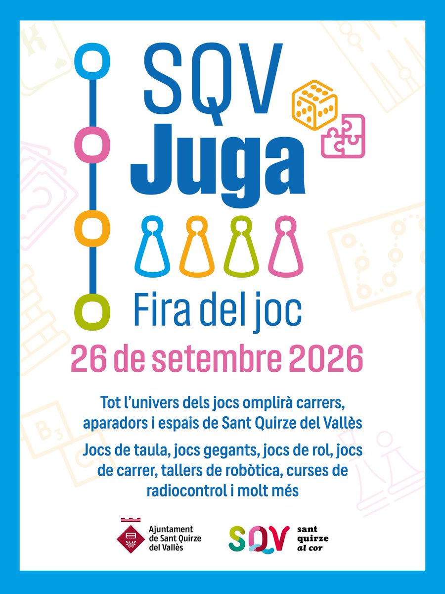 SQVJUGA's tweet photo. Si encara no teniu clar quines activitats voleu fer demà, no oblideu consultar el programa.

Aquí en teniu l'enllaç: https://t.co/cobnv2Ck1z

Gaudiu i jugueu molt! https://t.co/VJCjb7HTpt