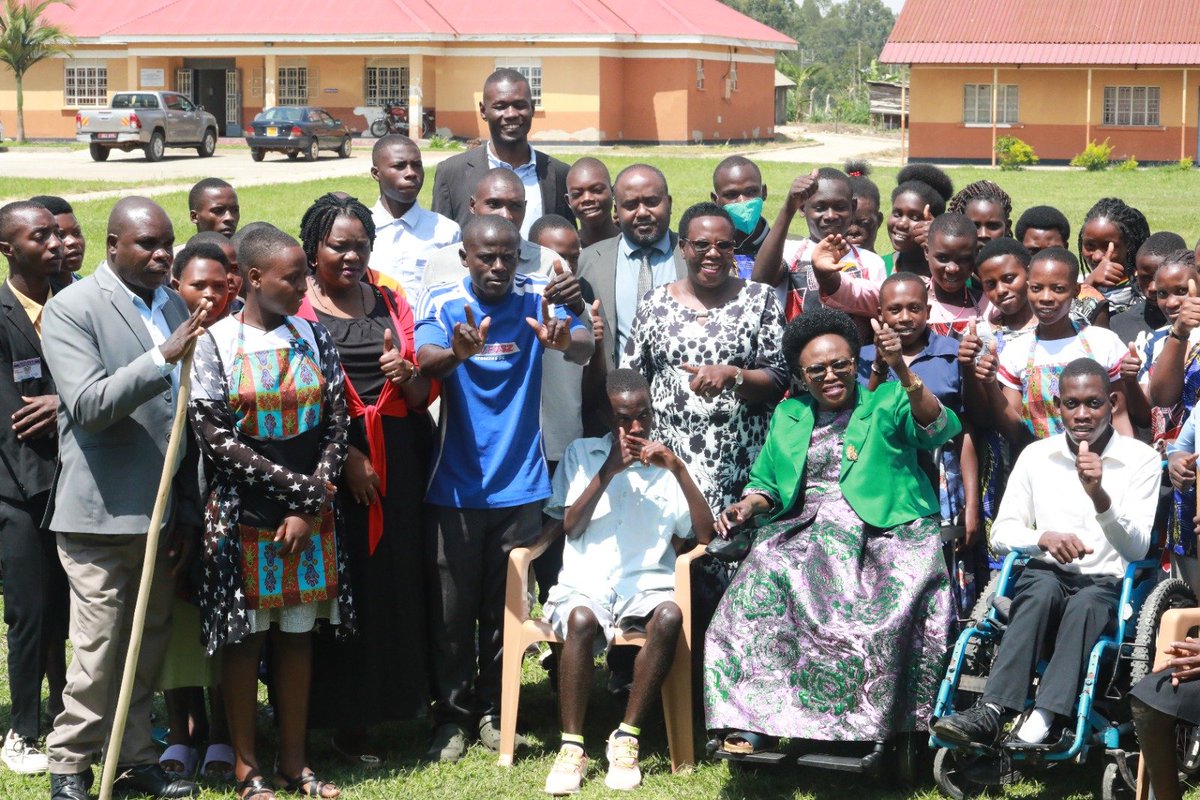 acanjoyceokeny's tweet photo. Today I concluded my nationwide assessment tour of rehabilitation centres across the country with my final stop at Ruti Rehabilitation Centre in Mbarara City, in the company of Ms. Agnes Nampeera, our Principal Rehabilitation Officer. I must say Ruti is fairly better compared to the other centres I visited, but it still faces serious challenges including funding gaps, staffing shortages, no beds for learners and poor staff housing. The centre also raised an urgent concern about their water reservoir whose inner metal lining is peeling off, posing a health risk to our children. I have directed that this be handled with the emergency it deserves.

During our engagement, Mbarara City Councillor for Female Persons with Disabilities (PWDs), Ms. Eunice Asiimwe admitted that the City Council has not been supporting the centre because it enrolls learners from across the region. I told them this is dangerous thinking and deliberation from leaders. Disability knows no district boundary, Ruti is a national facility serving all Ugandans.

I have tasked the Mbarara City Council to rethink this decision, move a motion acknowledging Ruti Rehabilitation Centre and include it in their budget to support these vulnerable learners in any way possible. As a Ministry we are sometimes overwhelmed, and these young people need to be cared for by all of us.