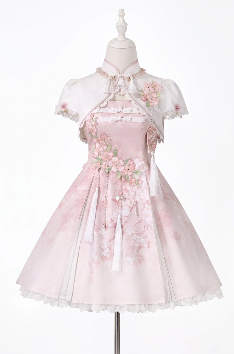 Belchic7's tweet photo. 🌸🤍桜の妖精みたいなチャイナプリンセスドレス🤍🌸 https://t.co/kUW08Ucqgt