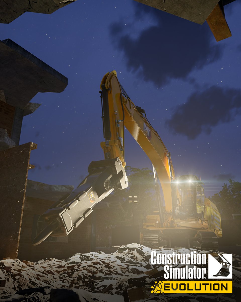 ConSimGame's tweet photo. Tear it down. Clear the site. Build something new.

For the first time in franchise history, demolition becomes part of the job in Construction Simulator: Evolution.

🚧 Wishlist now: https://t.co/yTAkmj7uDi https://t.co/6BEgB8fr9B