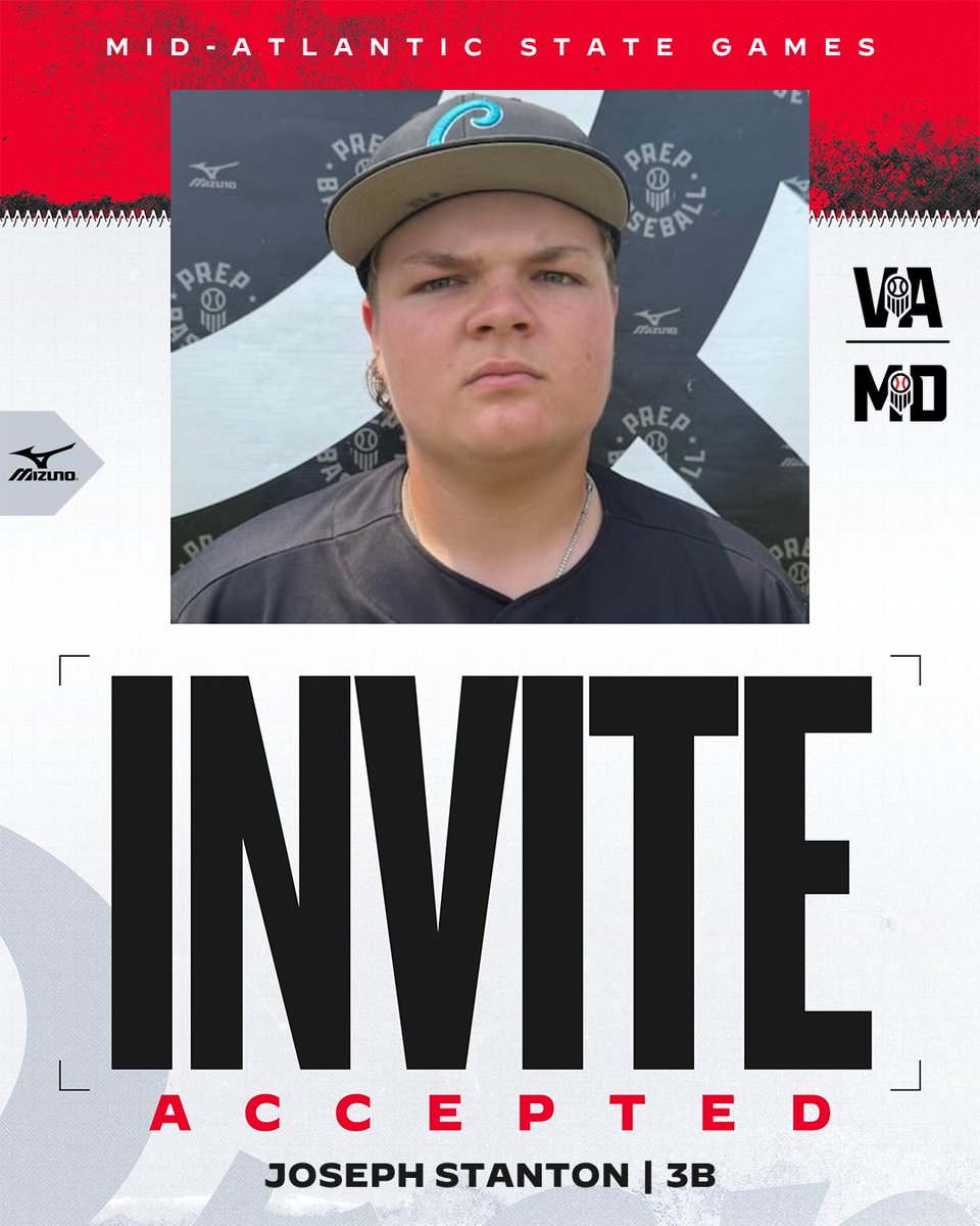 PrepBaseballVA's tweet photo. ⭐ Mid-Atlantic State Games Invite Accepted ⭐
These players are locked in for #MASG26
The blockbuster event of the fall in the Mid-Atlantic is sold out. https://t.co/DsBbCt6AMp