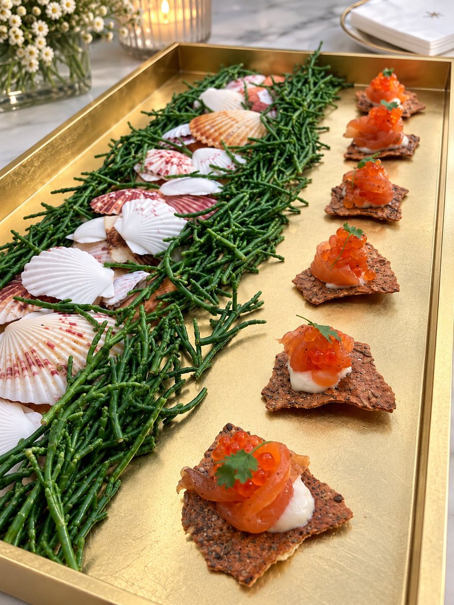 Cooks_Partners's tweet photo. A little taste of elegance

Delicate sumac cured sea trout, paired with preserved lemon mousse, keta caviar and crisp seeded flatbread

#EventsIndustry #EventProfs #BespokeEvents #FinestIngredients #LondonEvents #LondonCaterer #EventDesigners #CooksandPartners #LondonVenues https://t.co/QpTgOetC4e