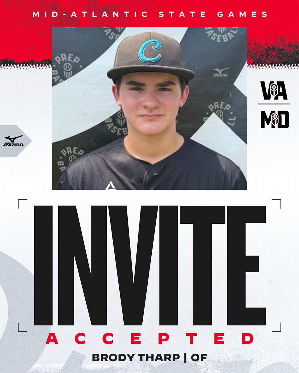 PrepBaseballVA's tweet photo. ⭐ Mid-Atlantic State Games Invite Accepted ⭐
These players are locked in for #MASG26
The blockbuster event of the fall in the Mid-Atlantic is sold out. https://t.co/DsBbCt6AMp
