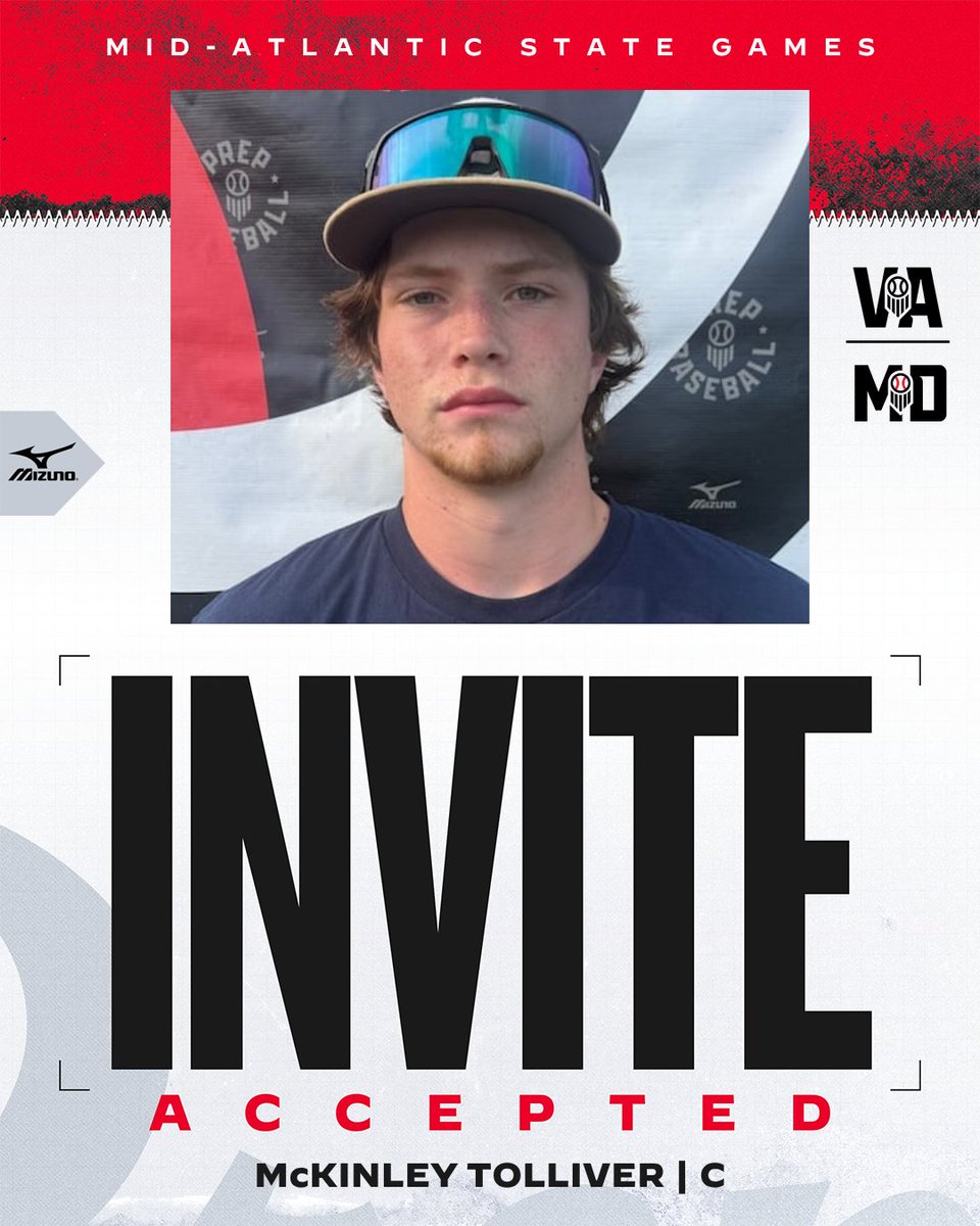 PrepBaseballVA's tweet photo. ⭐ Mid-Atlantic State Games Invite Accepted ⭐
These players are locked in for #MASG26
The blockbuster event of the fall in the Mid-Atlantic is sold out. https://t.co/DsBbCt6AMp