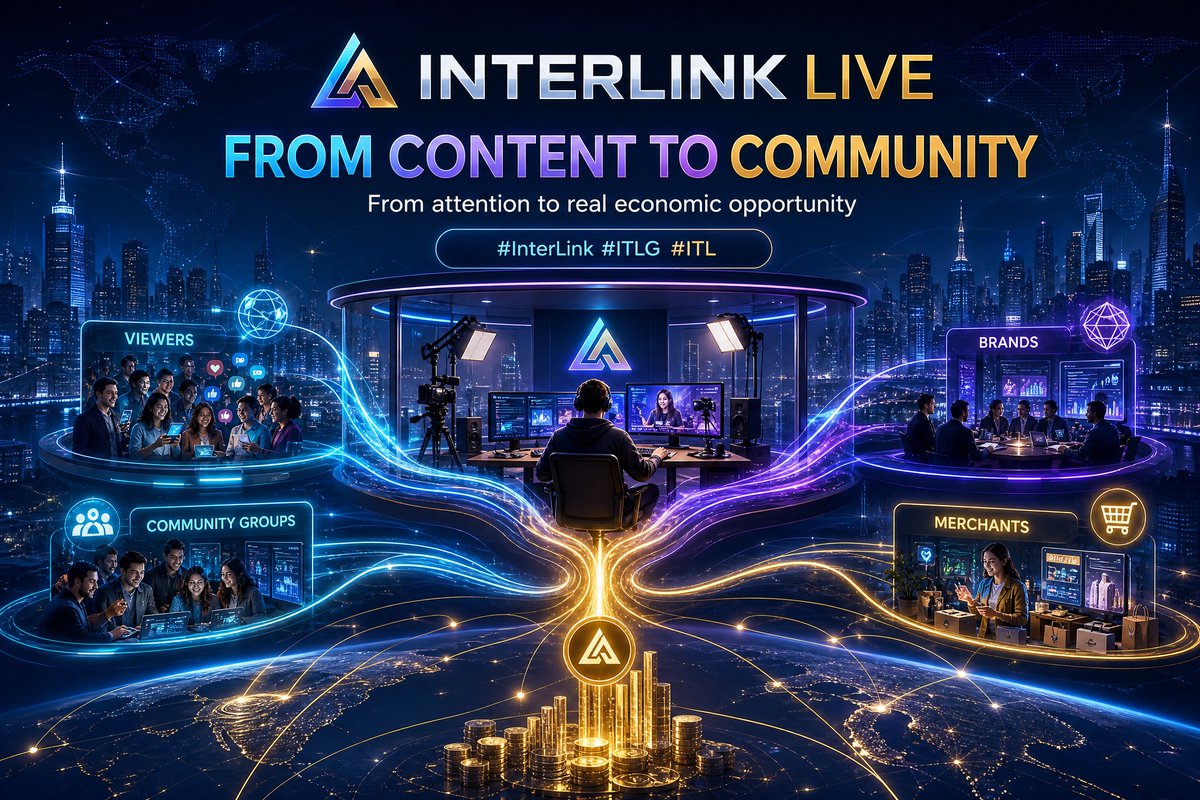UzuKhali's tweet photo. From Content to Community
Description: InterLink Live is designed to turn content into community, engagement into opportunity, and creator connections into lasting economic activity.
Hashtags: #InterLink #ITLG #ITL https://t.co/goEiPXymlr