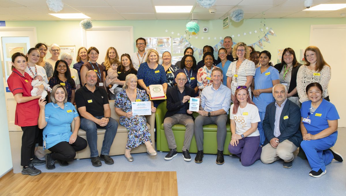 ASPHFT's tweet photo. ASPH is celebrating after the Neonatal Intensive Care Unit at St Peter’s Hospital achieved Platinum Bliss Baby Charter accreditation, the highest level of recognition awarded by neonatal charity Bliss. 

You can read the full story here: https://t.co/sLz2dIEZAw https://t.co/wQja2Mjb44