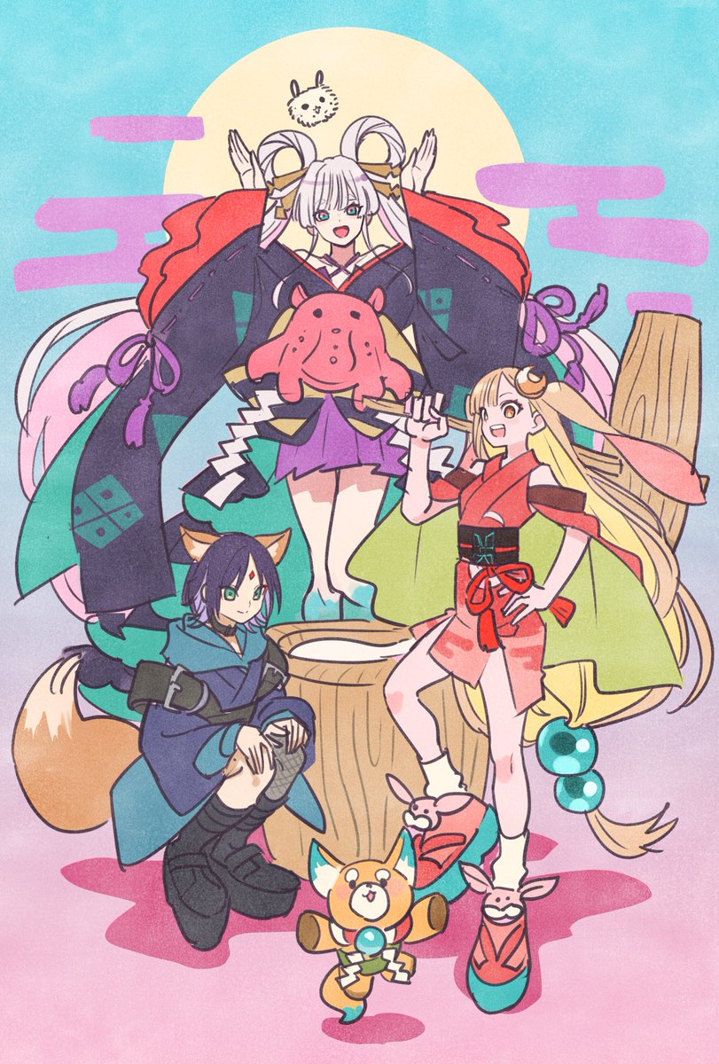 ryosuketarou's tweet photo. 中秋の名月🌕🐰 https://t.co/tZzU6gBT3i