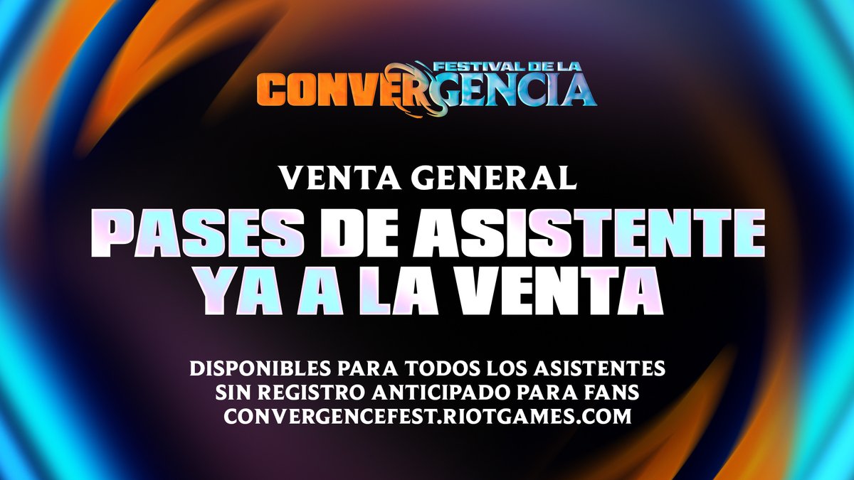 TFT_ES's tweet photo. ¡Estrategas, es el momento! Ya están disponibles los pases generales del Festival de la Convergencia #ConvergenceFest. ¡Esperamos veros en Las Vegas!
Haceos con vuestros pases antes de que se agoten: https://t.co/HoO3uXKXo6 https://t.co/zEVGSqqply