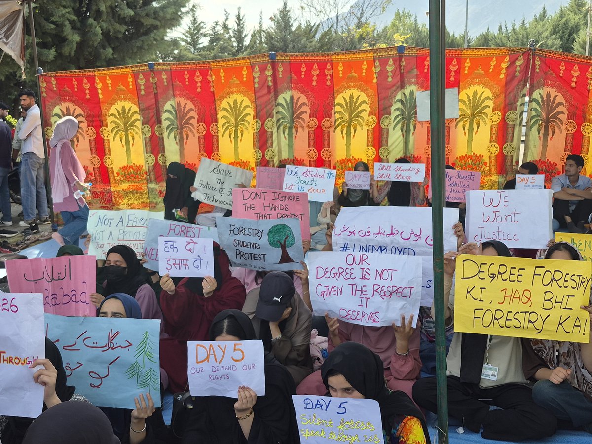 Shahidkhan51712's tweet photo. Today marks the 5th day of our peaceful protest, where we are continuing to raise our genuine demand for eligibility for the Forester post.
#foresterminster https://t.co/qIR0mlqD0x