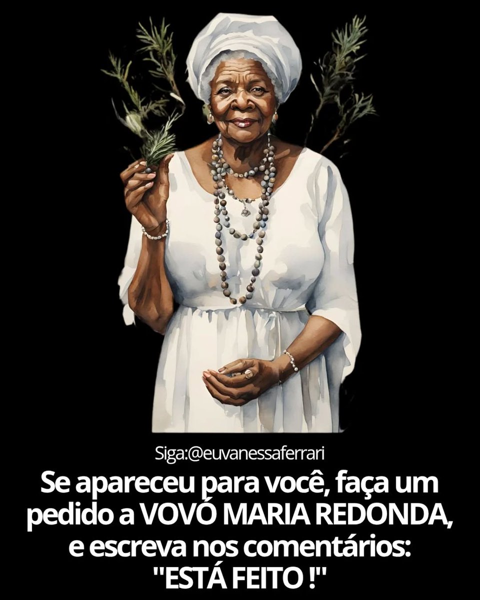 euvanessafena91's tweet photo. acaso.

Vovó Maria Redonda abriu os caminhos e te deu um sinal.

Coloque a mão no coração, faça o seu pedido com fé e escreva nos comentários:

“ESTÁ FEITO! ESTÁ SELADO! ESTÁ CONSAGRADO!”

Porque quand... https://t.co/IjDajMZk0g
