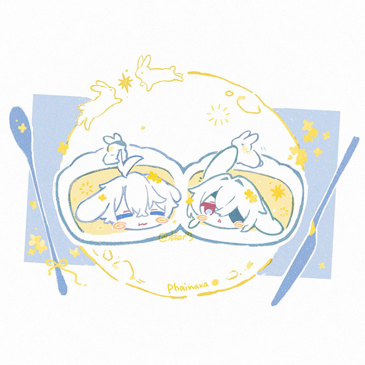 miojio2's tweet photo. 🍽️中秋快乐🌕🐇

#phainaxa https://t.co/psQlAQeDOc