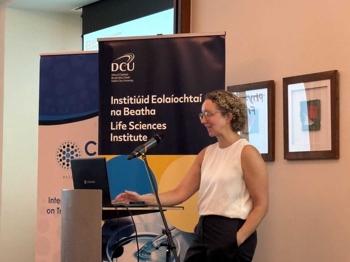 coileain's tweet photo. Finishing the From Prevention to Outcomes Session, Prof Vicky Coyle, Queen’s University Belfast, presenting on physical activity and cancer #TransOncXIX @ProfJohnCrown @DCU_LSI @CCRTIreland https://t.co/aOmKpuK6dD
