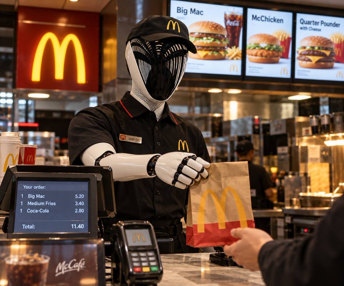 IronRobotRH's tweet photo. The future of service. Just don't ask it to smile. $IRON https://t.co/pWcwXAYCrV