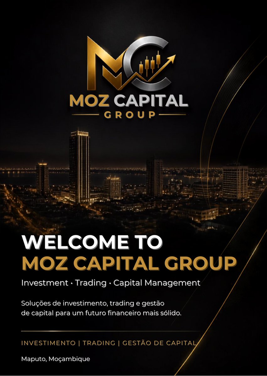 Mozcapitalgroup's tweet photo. Bem-vindos à Moz Capital Group.
#MozCapitalGroup #investment #trading #management #mozambique https://t.co/f7HzZkTtkv