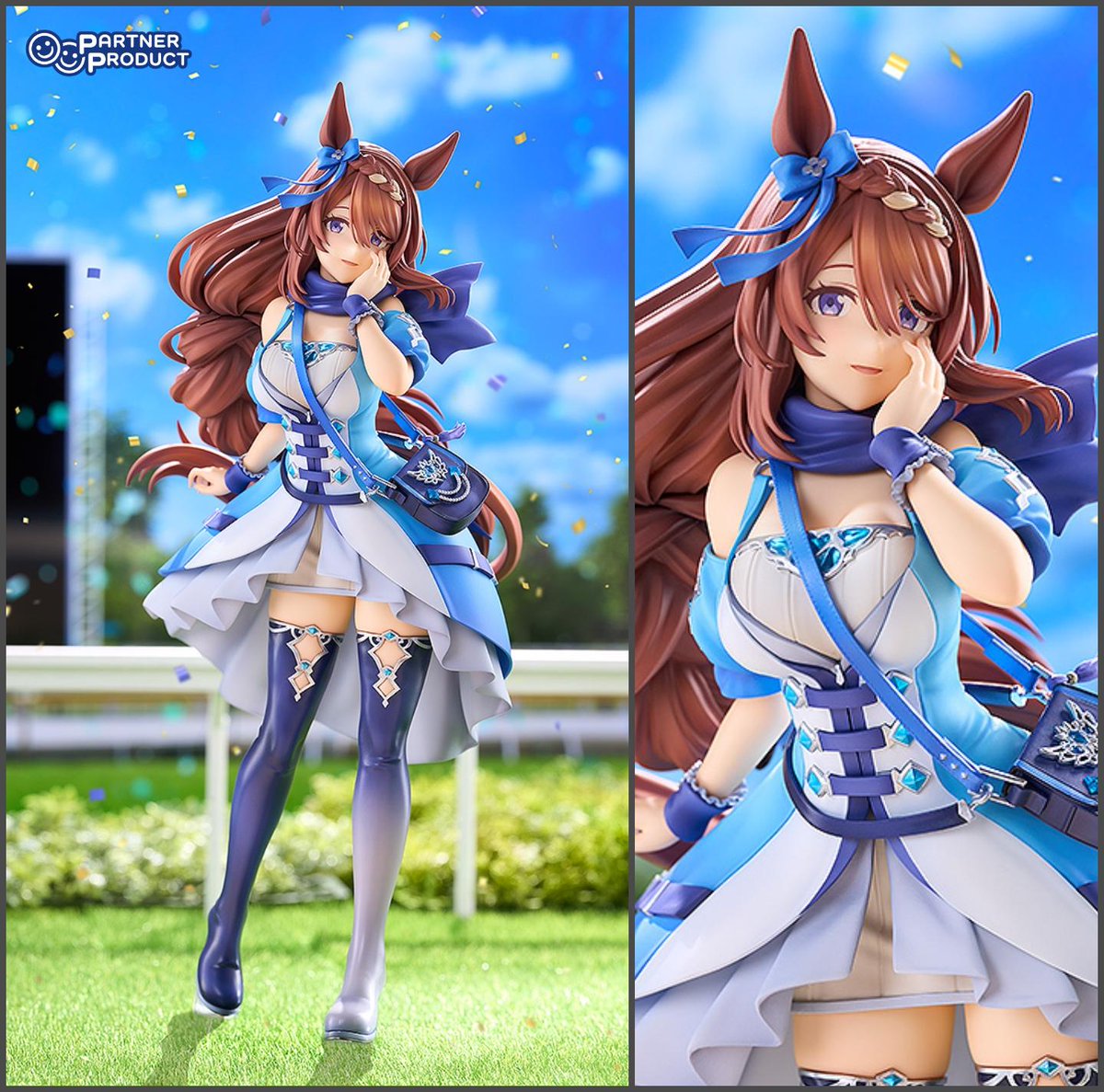 GoodSmile_US's tweet photo. Phat! Company unveils a gorgeous 1/7 scale figure of Super Creek from “Umamusume: Cinderella Gray”! Capture her soothing smile and caring presence with this elegant piece. Preorder now at GOODSMILE ONLINE SHOP US!

Shop: https://t.co/FoxqrZwnTy

#Umamusume #Goodsmile https://t.co/XBwB6nHDiC