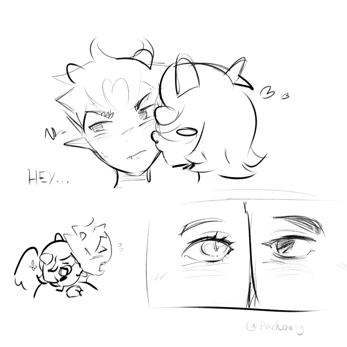 packoasy's tweet photo. ORDER UP ORDER UPPPP I MADE DAVEPETAKAT SKETCHES #davekatweek2026 https://t.co/jBqK1z8yNt