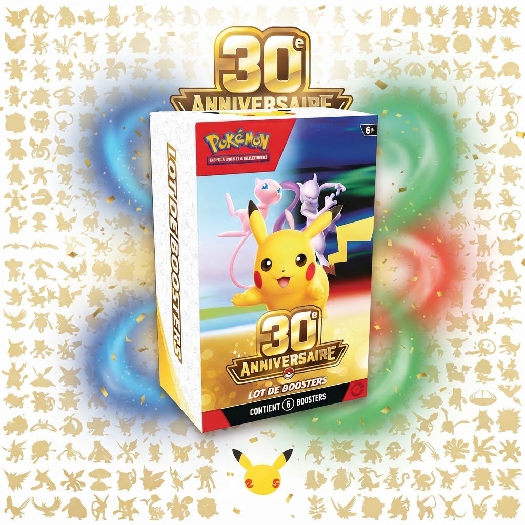 Deals_Store_Fr's tweet photo. 🎴 Lot de 6 Boosters — 30ᵉ Anniversaire Pokémon
✅ Amazon Fr sur invitation : https://t.co/KlT0VGGNpq
#JCCPokemon #30AnsPokemon #Pokemon30Anniversaire #PikachuRare #MewEx #MewtwoEx #DealsStoreFr #BonPlansJCC #publicité https://t.co/y7kzsZnclv